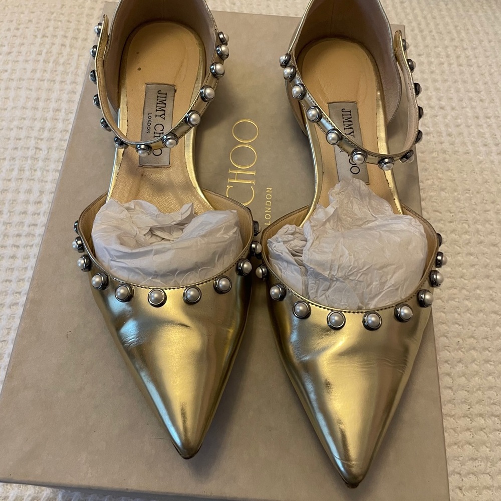 Jimmy Choo Flats- size 38